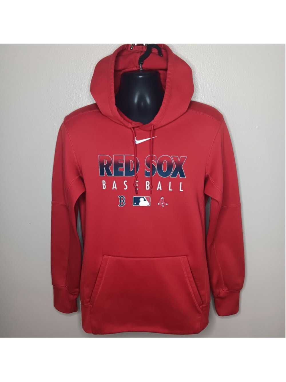Nike Baseball Boston Red Sox Men's Small MLB Hoodie Sweatshirt Red Dri-Fit
